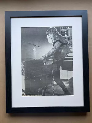 EMERSONLAKE AND PALMER KEITH EMERSON (FRAMED) POSTER SIZED Original Music Press • £69