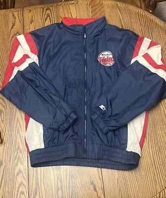 Authentic Starter Minnesota Twins Dugout Jacket Vintage 1990's Men's Medium • $20