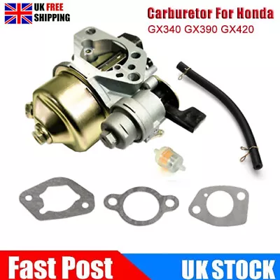 Carburetor Carb For Honda GX340 GX390 11/13Hp GX420 16Hp Engines Kit W/Gaskets • £10.29