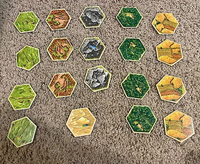 Settlers Of Catan Game 3061 Resource Hexagon Pieces Replacement Parts • $8.99