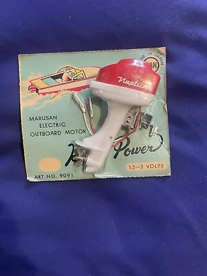 Vintage San Japan Marusan Electric Toy Boat Neptune Outboard #9091 Unopened • $60