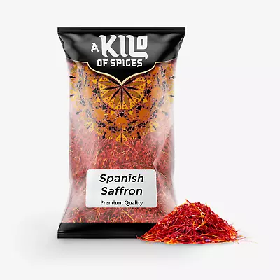 SAFFRON SPANISH Alcohol-Free Pure Premium Quality 5g 100g • £12.50