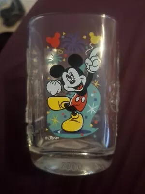 Vintage McDonalds Mickey Mouse Walt Disney World Celebration Glass 2000 • $14.99