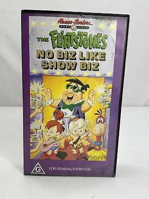 Vintage The Flintstones VHS Video No Biz Like Show Biz Hanna Barbera Flinstones • $18
