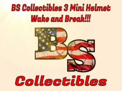 $5.99 • Buy (Mon) BS Collectibles 3 Mini Helmet Day Break NEW ENGLAND PATRIOTS