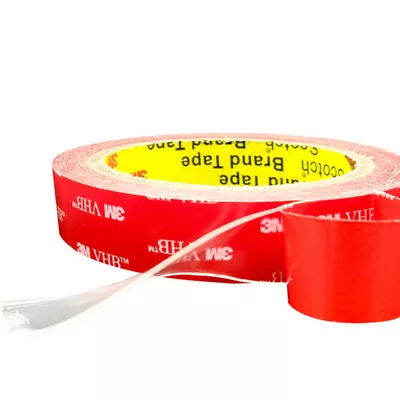​NEW 3M Transparent VHB Adhesive Tape Acrylic High Strength Double-sided Clear • $14.25