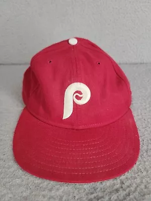 Vintage Philadelphia Phillies Hat New Era Diamond Collection Hat Sz 7 1/4 • $25.99