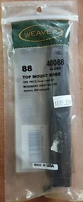 Weaver 88 Top Mount Base. Mossberg 500AS & 600 Shotgun. 48088 Gloss Blk. NOS  • $7.75