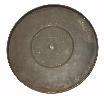 Vintage Metal Butternut Coffee Can Lid 7” Wide Lid-Only • $20