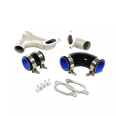 Cast Aluminum Top Mount Intercooler Y Pipe Hose Pipe For Subaru Impreza WRX STi • $93.99