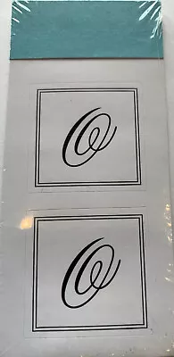 O Envelope Seal Sticker Monogram Initial Gartner Studios 1” Cursive Uppercase • $3.98