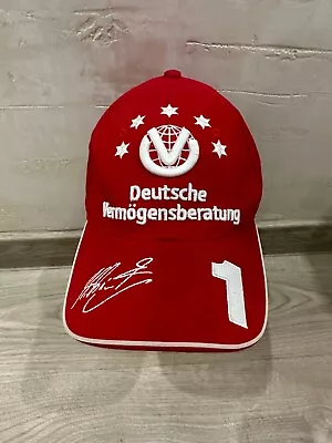 Michael Schumacher Hat 2003 Ferrari F1 Racing Cap Deutsche Vermogensberatung • $110