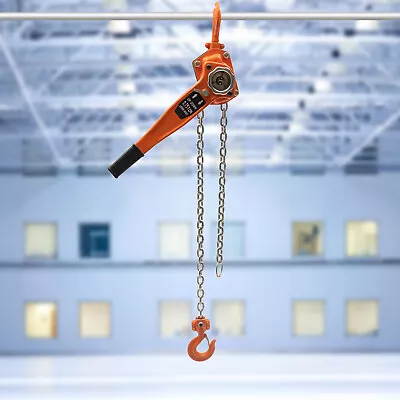 3/4Ton G80 Mini Lever Chain Hoist Ratchet Type Come Along Puller Highly Portable • $55.12