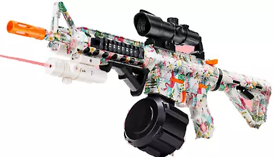 Gel Blaster Rifle M416 Flamingo Pattern Automatic Toy Gun For Adults And Kids • $89.99