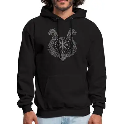 Norse Mythology Helm Of Awe Viking Men's Hoodie • $47.99