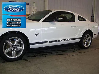 Ford Mustang Rocker Panel Door Side Stripes Decals - RQ Both Sides L And R Strip • $29.66