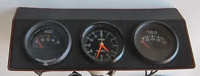 1983 - 1984 Volkswagen Rabbit GTI Console Gauge Panel Set VDO Clock 83 84 Mk1 VW • $195