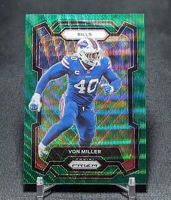 Von Miller Green Wave Prizm Holo 2023 PRIZM Football Card #36 Buffalo Bills • $2.49