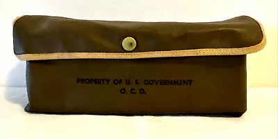 Vintage US Military War Battle Medic Bag 10x4 Property Of U.S. Government O.C.D. • $29.99