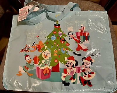 Disney Christmas Mickey Mouse & Friends Reusable Holiday Tote Bag NEW 2023 • $15.95