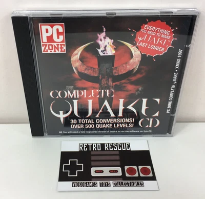 £14.99 • Buy Complete Quake CD 1997 PC Zone Game CD-ROM Windows 90s Expansion Levels