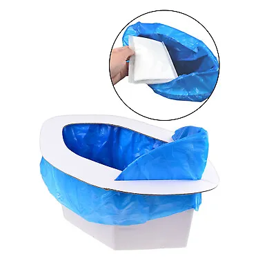 Portable Toilet Seat Car Mobile Toilet Folding Travel Long Trip Foldable WC • £15.64