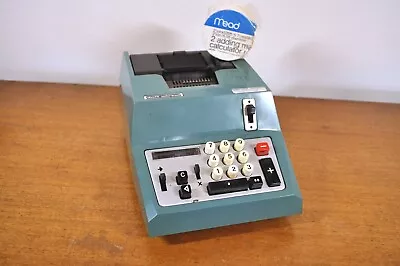 Vtg Olivetti Underwood Electric Adding Machine Summa Quanta 20R With POWER CABLE • $46.75