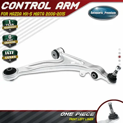 Front Left Lower Suspension Control Arm & Ball Joint For Mazda MX-5 Miata 06-15 • $90.98