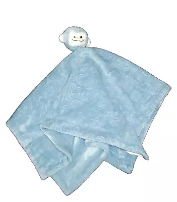 Baby Thro BLUE MONKEY Blanket Embossed Boy Security Lovey • $37.80