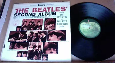 EX 1964 The Beatles Second Album  Lp 1971 APPLE Press ST 2080 VJ HITS Plays EX • $29.99