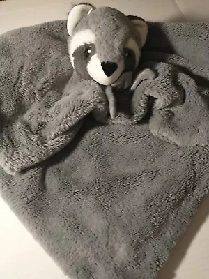 Little Miracles Racoon Plush Security Blanket  X-Large Baby Lovey 28 X 31 (B2) • $13.49
