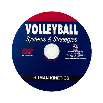 Human Kinetics Volleyball Training DVD - Volleyball Systems & Strategies • $12