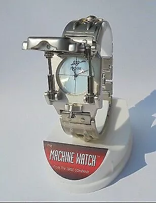 Edge Co Machine III Steampunk Piston Youth Wrist Watch Silver • $28.68