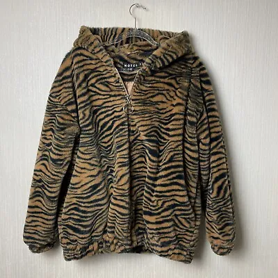 £25 • Buy Motel Rocks Tiger Print Ladies Oversized Jacket Size XS (r)