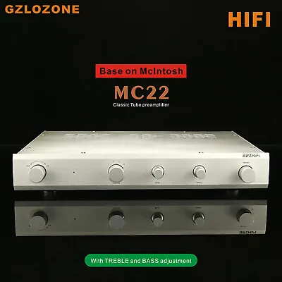 MC22 ECC83 Tube Preamplifier Base On McIntosh C22 With TREBLE/Bass Adjustment • $329.99