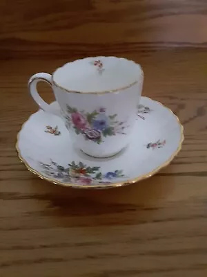 Minton Marlow Flower Demitasse Cup And Saucer • $12.99