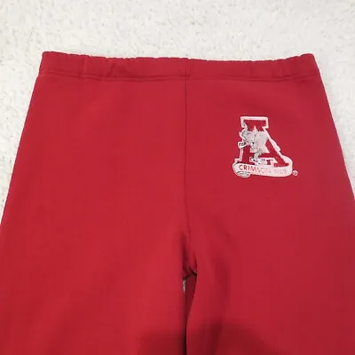 Alabama Crimson Tide Pants Men XL Red Sweatpants Russell Athletic 90s USA Vtg • $24.99