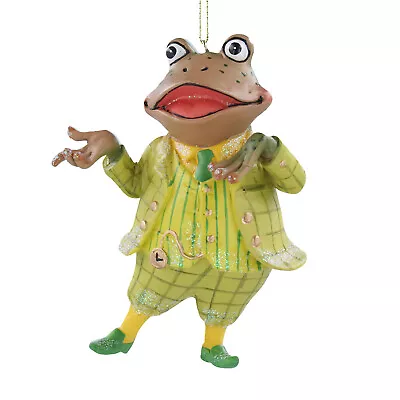 Gisela Graham Toad Of Toad Hall Wind In Willow Hanging Christmas Tree Decoration • £9.99