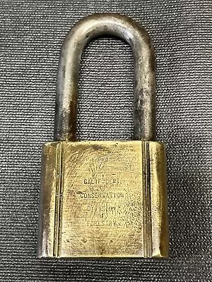 CDF~California Department Of Natural Resources Forestry - Vintage Yale Padlock • $19.99