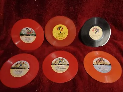 Lot Of 6 Vintage 7  Children's 78rpm Records 5 Peter Pan Label--1 Superior Label • $12.99