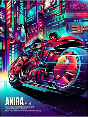Akira By Van Orton Ltd Edition X/150 Print Poster Mondo MINT Movie Art • $100