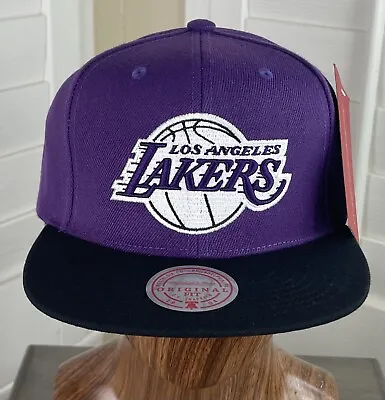 Mitchell & Ness NBA Los Angeles Lakers Paisley UV Purple Snapback Hat - NWT • $25.46