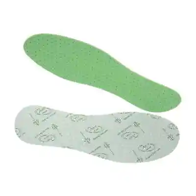 Antibacterial Aloe Insoles Shoes Boots Inner Soles Ladies Mens All Sizes • £3.49