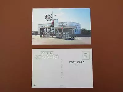 Vintage 1950-60's Esso Gas Station NOS Postcards Lincoln Highway Rt 30 Irwin Pa • $9.99