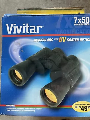 New Vivitar 7X50 Magnification Binoculars With Carrying Pouch • $35