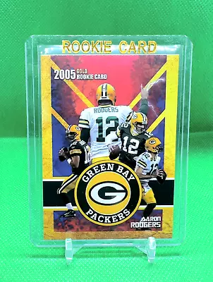 2005 Aaron Rodgers Rookie Card! #12 Gold Gems! Green Bay Packers - NM To MT • $4.98