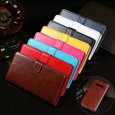 For Samsung Galaxy S10 S10 Plus Wallet Leather Case Shockproof Flip Card Cover • $9.99