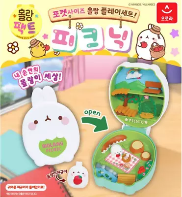 Molang Fact Picnic Children's Toy Doll Playhous • $49.99