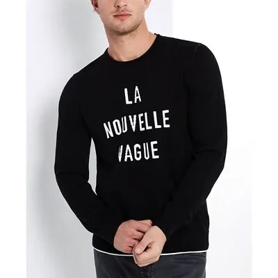 NWT AG Adriano Goldschmied Cedric Crew Neck Sweater La Nouvelle Vague Medium • $79.99