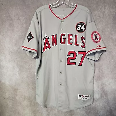 Majestic Authentic Los Angeles Angels Vladimir Guerrero 27 Jersey 48 XL Patch • $249.99